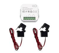 Aumotop Intelligent Energy Meter with Real-time Power Monitoring, Automation Function, Safe 35mm Rail Mounting (with 2CT)