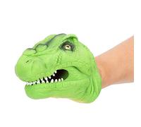 Aumotop Interactive Cartoon Dinosaur Hand Doll Puppet for Kids - Safe Non- Material, Perfect for Imagination and Storytelling, 1 Unit in Multiple Colors (green hand puppet)
