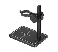 Aumotop Large Base Digital Microscope Stand Holder Up and Down Adjustable Bracket with Non-slip Design for Lab Work Material Inspection