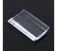 Aumotop Large Volume Curved Glass Glue Pallet Eyelash Extension Stand for Easy Application 8x5cm Reusable