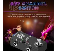 Aumotop Line Selector ABY Switch Mini Guitar Effect Pedal for Music Creativity Supports A/B and A+B Modes No Power Source Required Compact and Portable Design