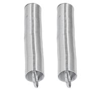Aumotop Livestock Fence Spring Gate Durable 16 Feet Tension Solution for Pasture Stainless Steel 2pcs