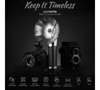 Aumotop Lux Master Retro Camera Flash GN25 Color Touch Panel 2.4G Wireless for DSLR Cameras