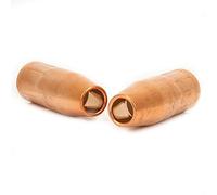 Aumotop M25/M40 MIG Welding Gun Nozzle 200-258 1/2inch 2pcs Copper CNC Machined Nozzle for Optimal Performance of Welding Torch