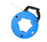 Aumotop Metal Spring Wire Pulling Tools with Handle, 98ft Cable Fish Tape for Conduit Wiring, Rust-proof Material, Suitable for Electricians