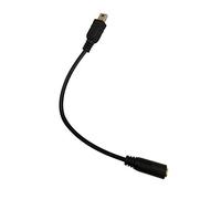 Aumotop Microphone Adapter Cable Cord for HD Hero 1 2 3 3+ 4 Camera, Plug and Play Mini USB to .5mm Mic Adapter for Action Camera Users