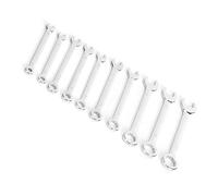 Aumotop Mini Dodecagon Pentalobe Combination Wrench Set, Durable Rust-Resistant Opening Spanner for Quick Disassembly, Ideal for Mechanics and Enthusiasts, 10Pcs Metric 4-11mm (Metric 16CM)