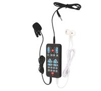 Aumotop Mini Multifunctional Sound Disguiser for Online Games DJ Black Voice Changer for Karaoke Live Streaming