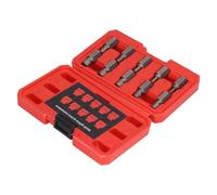 Aumotop Multi Spline Screw Extractor High Grip Left Spiral Hex Head Removal Tool for Broken Screws Bolts Suitable Chrome Molybdenum Steel