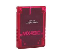 Aumotop MX4SIO SIO2SD Micro Storage Card Reader Adapter For Premium ABS Material Durable For OPL Homebrew Software (Transparent Red)