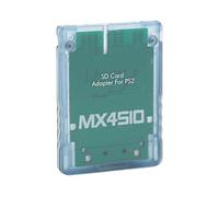 Aumotop MX4SIO SIO2SD Micro Storage Card Reader Adapter For Premium ABS Material Durable For OPL Homebrew Software (Transparent Blue)
