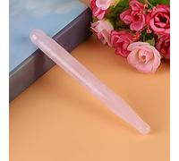 Aumotop Natural Rose Quartz Face Massage Wand Stick for Spa Relaxation and Acupressure Therapy 1pc