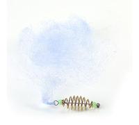 Aumotop Night Fishing Copper Spring Shoal Mesh Net Fishing Luminous Beads 4pcs Durable Landing Net Accessories for Anglers (7 mesh)