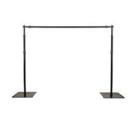 Aumotop Photography Studio Heavy Duty Metal Background Stand Adjustable Bracket for Wedding Party Decor - Superior Stability for Indoor/Outdoor Use - 240cm Height 300cm Width with Carry Bag,