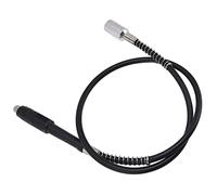 Aumotop Power Drill Extension Shaft Flexible Cable Chuck for High Accuracy Engraving Processing with 3 Chucks for Fine Carving, Polishing, Frosting, and Dust Removal, PVC Handle - 42in Length