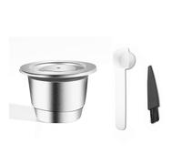 Aumotop Quality Stainless Steel Coffee Capsules for U CitiZ Pixie Le Cube Maestria Lattissima Inissia Concept Coffee Machine, Reusable Pod Filters Cup for Brewing