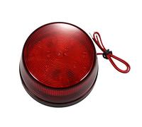 Aumotop Red Wired Alarm Strobe Flashing Security Light 12V 120mA ABS for Wired Security System, Ideal for Sentry Box Entrance, Rainproof