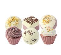 Aumotop Relaxing Bath Bombs Set to Relieve Stress and Relax - 6 Aromatherapy Shower Balls for Women, Birthdays - Promotes Skin Care and (3)