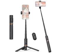 Aumotop Selfie Stick Tripod Extendable for Phone with Remote Shutter for Vlog Live Streaming Group Photo - Versatile Aluminum Alloy Selfie Stick, Desktop Tripod