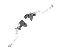 Aumotop Short Anodized Motorcycle Brake Clutch Lever Pair for Classic Reborn 350 - Modern Technology Upgrade - Perfect Fit for Classic Reborn 350 and Super Meteor 650 Models (Silver)