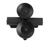 Aumotop Sit Up Bar Portable Sit Up Assistant Device for Efficient Abdominal Muscle Training, Adjustable Height, Strong Suction, for Home Use, Iron and Foam Material (Black)