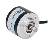 Aumotop Small Size 2 Phase Incremental Encoder for Intelligent Control DC5-24V, IP50 Safe and Stable Encoder for Automatic Paper Cutter (1200P/R)