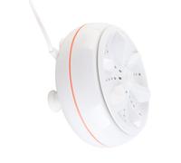 Aumotop Small Washing Machine, 50 Seconds Forward Reverse USB Powered Automatic Power Off Turbine Washing Machine 27W for Home Apartments Dormitory