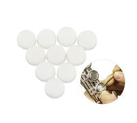 Aumotop Soft Rubber Flute Wrench Cap Set Open Hole Flute Accessories Beginners, 10 White Caps Repair Parts