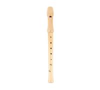 Aumotop Soprano Recorder 8-Hole High C-Tone Flute for Beginners Professionals with Cleaning Stick Wooden for Performances Rehearsals Burlywood 32.5 * 2.5cm