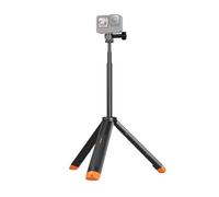 Aumotop Sports Camera Floating Selfie Stick Tripod for Underwater Recording Mini Tripod Selfie Stick for Divers and Travelers Black + Orange