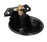 Aumotop Stainless Steel Goat Water Bowl Farm Waterer with Adjustable Copper Valve, Automatic Drinking Bowl for Sheep, Versatile Application for Various Types of Goats