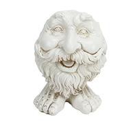 Aumotop Statue Planter Funny Shape Hand Painted Decoration Head Planter Pot, Face Flower Pot for Outdoor Space, 6" Tall (Type1)