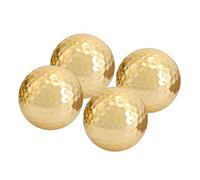 Aumotop Sturdy and Durable Golden Balls, High Performance for Practicing, 4Pcs Balls, Lightweight and Portable