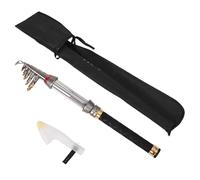 Aumotop Telescopic Fishing Rod Combo Lightweight - 1./1.5M | Carbon fiber construction, Ergonomic handle, Durable aluminum reel seat, Included carrying case, Travel-friendly design