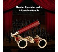 Aumotop Theater Opera Glasses Full Metal Binoculars Crystal Clear Viewing for Watching Concerts Adults Kids Adjustable Handle for Theater and Opera