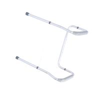 Aumotop Toilet Guardrail Adjustable Aluminum Alloy Safety Rail for Bathroom Elderly Disabled Pregnant Women, 100kg Bearing Weight, 5 Levels Height, 1 X Toilet Guardrail