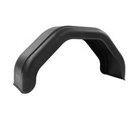 Aumotop Trailer Mudguard Black High Density PE Durable Mud Guard for Single Axle Trailers 12in 13in Wheels RV Yacht ATV