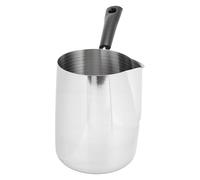 Aumotop Turkish Coffee Pot Durable Stainless Steel Stovetop Coffee Maker for Heating Milk and Sauces 1 Unit (600ml)