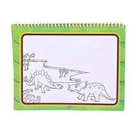 Aumotop Water Coloring Book for Children - Fun Educational Drawing Toy with Refillable Water Pen - Ideal for Art Activities (Dinosaur)