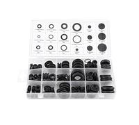 Aumotop Wire Grommet Assortment Kit Wear-Resisting Rubber Grommet 125pcs 18 Sizes for Securely Protecting Cables in Metal Junctions