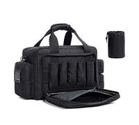 AUMTISC Gun Range Bag Shooting Duffle Bag Soft Pistol Cases Tactical Deluxe Padded Large Handguns Magazine Ammo Gear Accessories Pouch for Hunting
