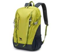 AUMTISC Hiking Backpack 35 L, Large Capacity Lightweight Hiking Backpack for Women Men Adjustable Shoulder Straps, Green, 52x33x20 Centimeters, Casual