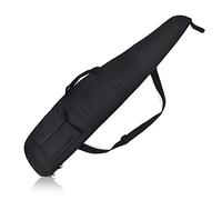 AUMTISC Soft Rifle-Cases Long Single Gun Case for Shotgun or Rifle Outdoors Range Hunting Shooting Firearm Transportation Cases with Foam Padding Classic Carry Gun Bag Black 52"