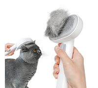 aumuca Cat Brush with Release Button, Cat Grooming Brush for Long or Semi-Short Haired Cats for Shedding Removing Loose Fur and Massage