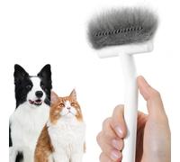 aumuca Cat Dog Brush for Long Haired Cats, Cat Grooming Brush for Shedding Undercoat Rake Dematting Comb for Removing Loose and Matted Fur, Knots and Tangled Hair