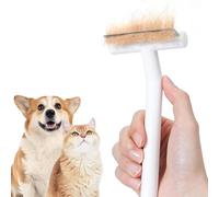 aumuca Cat Dog Brush for Short Haired Cats Dogs, Painless Deshedding Comb with Gentle Tooth, Dog Grooming Brushes, Effectively Remove Loose Hair