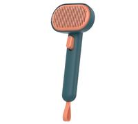 aumuca Cat Brush, Self Cleaning Cat Grooming Brush with Front Release Button, Cat Brushes for Grooming to Remove Loose Fur, Tangles & Dirt, Great for Long and Short Haired Cats