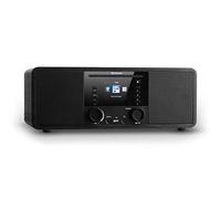 AUNA IR-190WD Internet Radio - Digital Radio, WiFi Radio, WLAN Radio, Network Player, Bluetooth, MP3 USB Port, FM Radio, AUX, 2.8-inch TFT Colour Screen, Dimming Function, Black