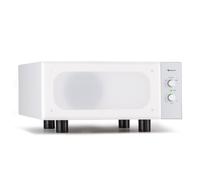 Auna Two Hi-Fi Subwoofers, 80W RMS Passive Subwoofer Speaker for Home Theatre System, Big Bass, Compact Design, 100W Max Hifi System, AUX Input for MP3 & CD Players, Volume Control, Auto-Off
