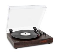 auna TT-Classic Chrono Record Player Dust Cover Bluetooth incl. Speaker 33/45/78 RPM